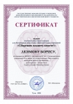Сертификат Акимов